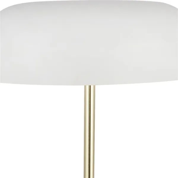 Searchlight EU60707WH - Asztali lámpa HANOVER 2xE14/7W/230V fehér/arany