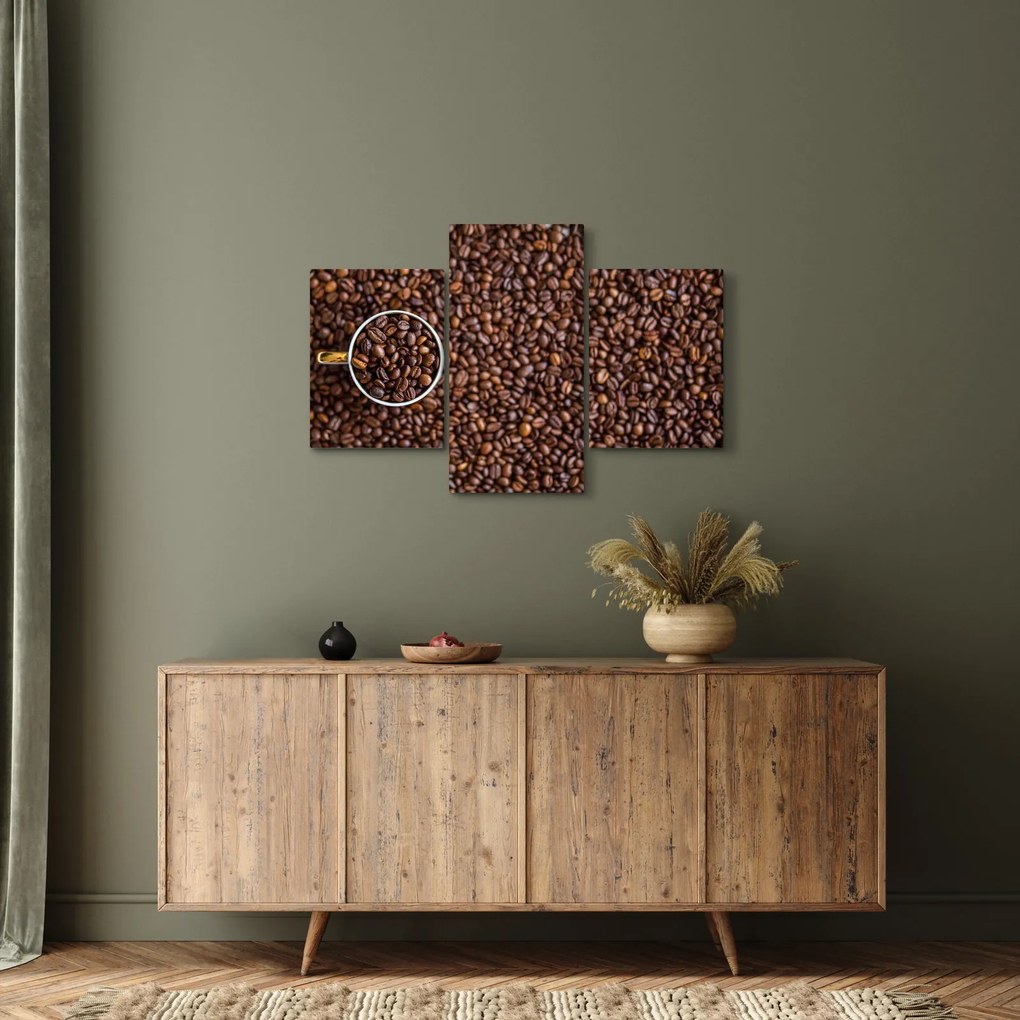 Kép - kávé szemek (90x60 cm)