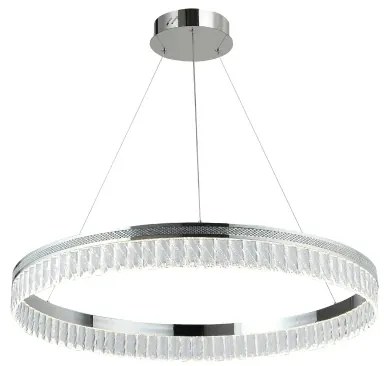 LED dimmelhető kábelre függesztett kristálycsillár THALIA LED/55W/230V 3000-6000K + távirányító