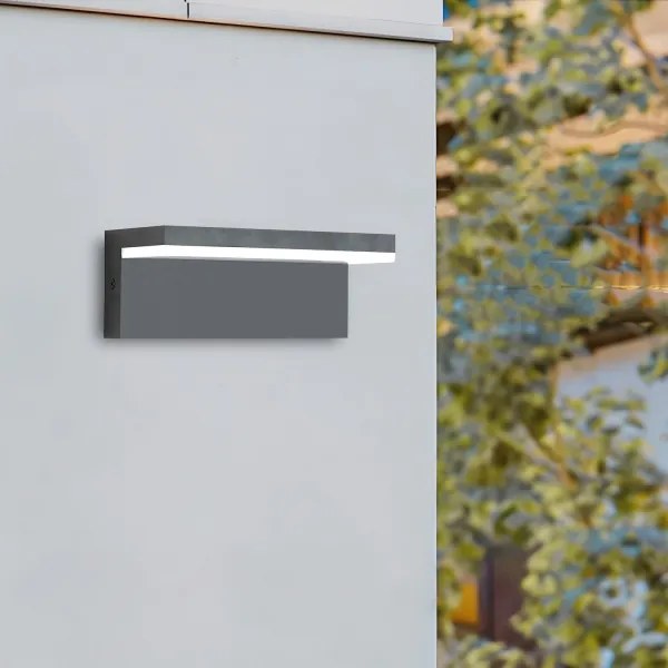 Brilagi - LED kültéri fali lámpatest TESSI LED/10W/230V antracit IP54
