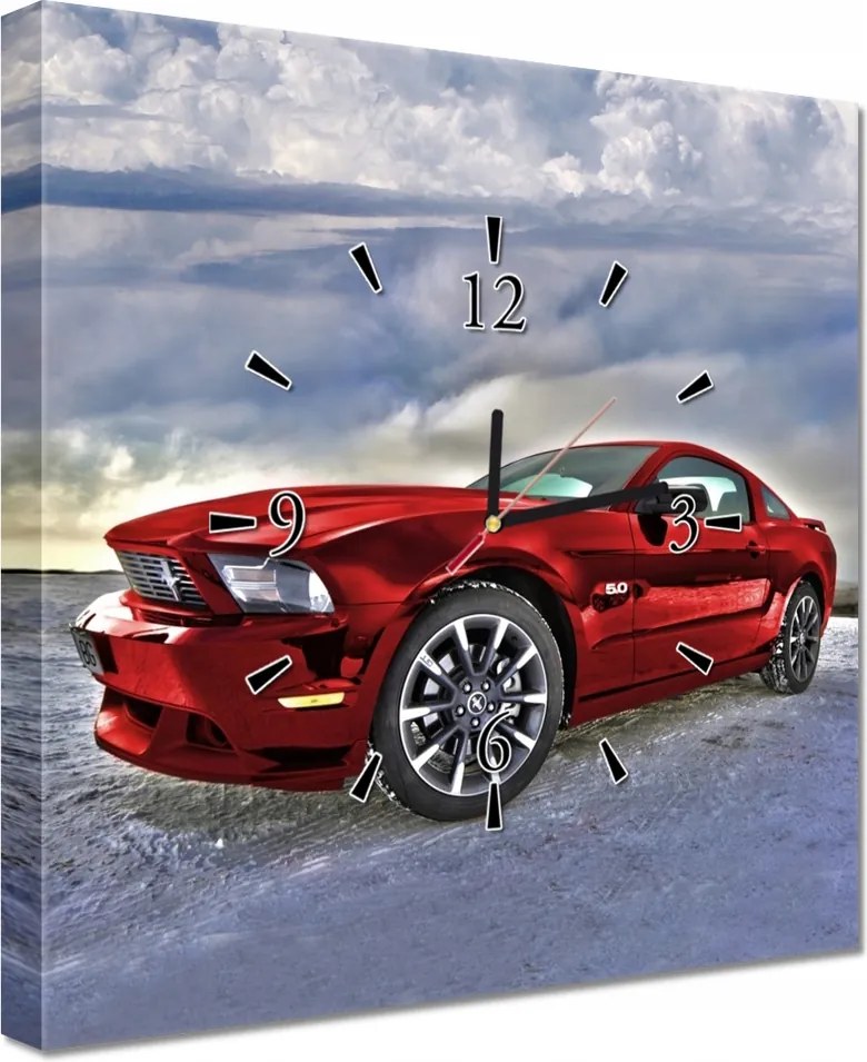 Falióra 40x40 Piros Ford Mustang