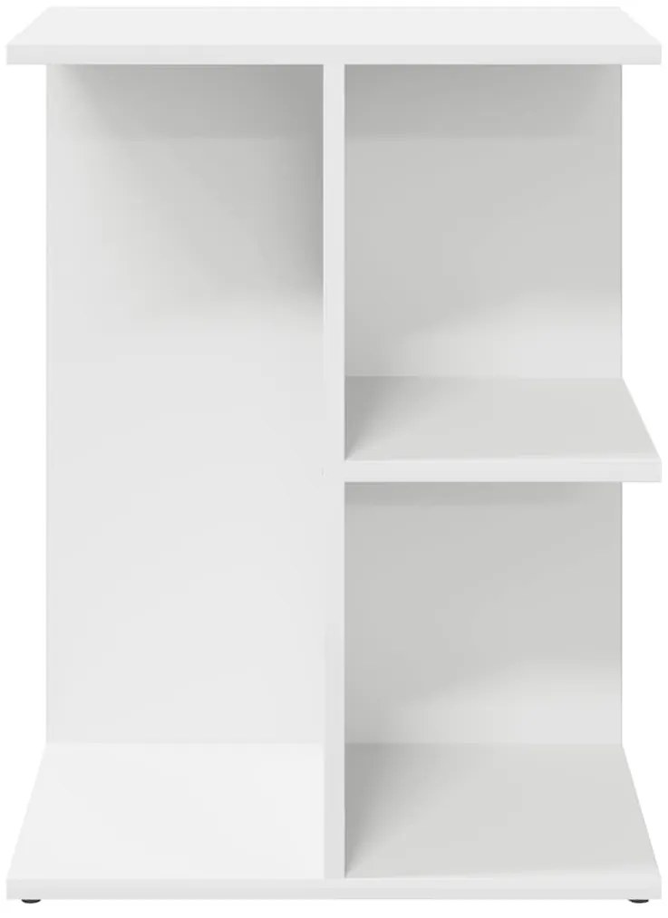 Éjjeliszekrények 2 db fehér 46,5x29x61 cm gépelt fa