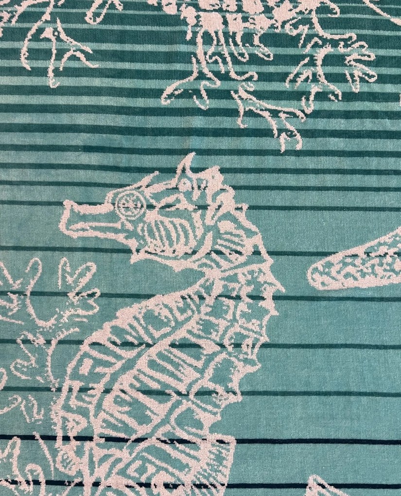 ISCHIA Strandtörölköző türkiz 165x90cm