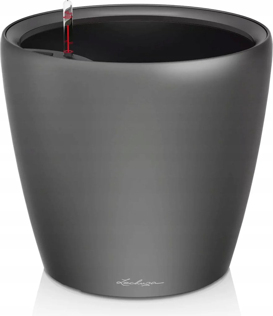 Lechuza virágtartó Classico Premium Ls 35 önöntöző Antracit Metallic