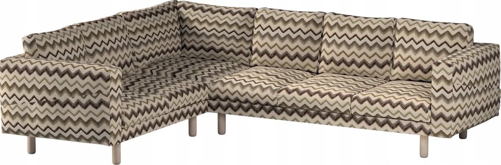 Norsborg 5 személyes sarokkanapé huzat Ikea zöld