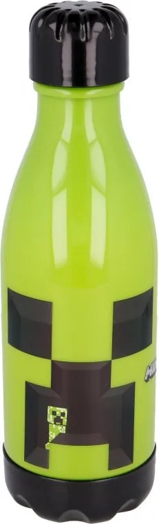 Minecraft Creeper műanyag kulacs csavaros kupakkal 560 ml