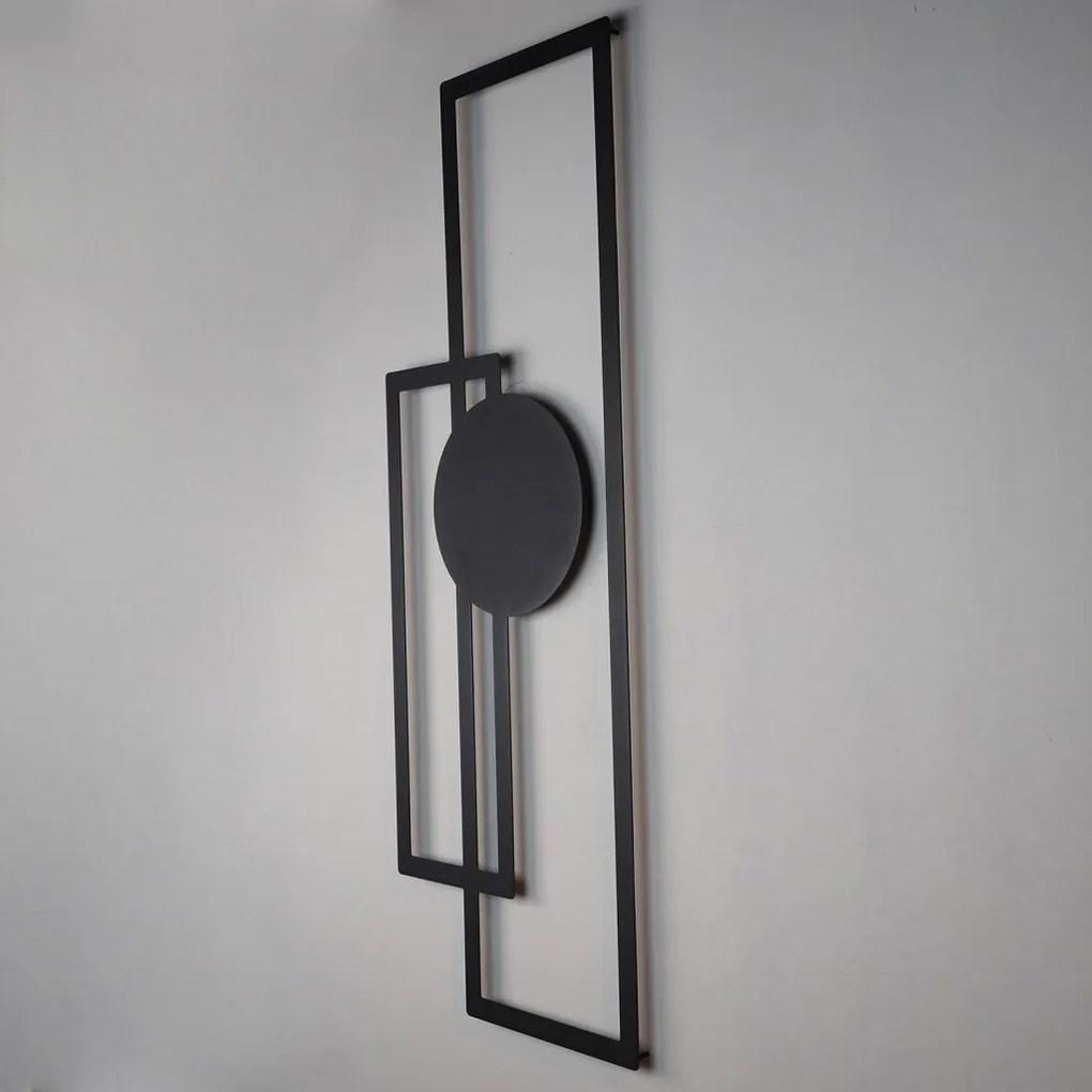 Trident fém fali dekoráció, 32×85 cm