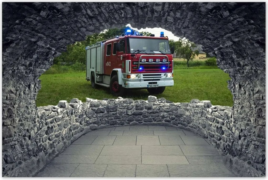 Poszterek 90x60 Tűzoltóautó