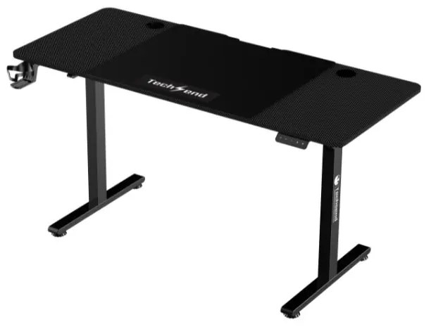 Techsend Electric Adjustable Desk, elektromos állítható magasságú íróasztal PEL1460/EL-LV1460 Black