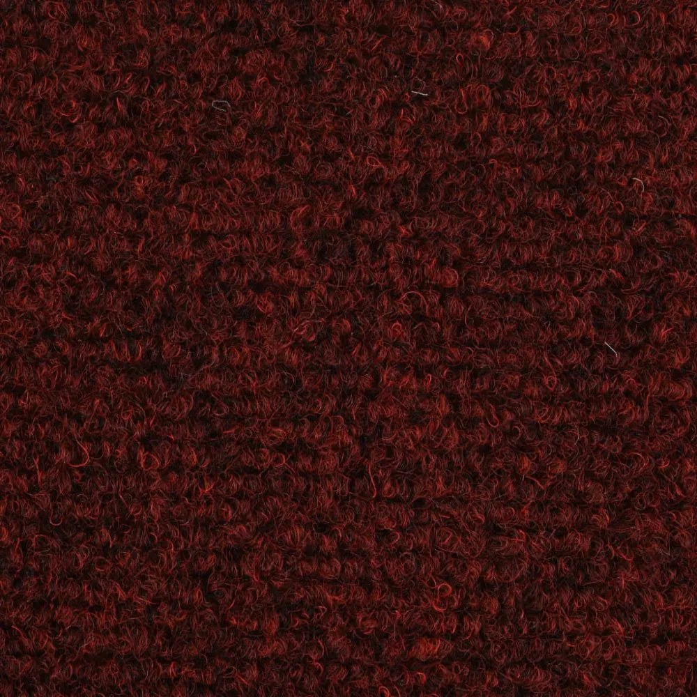 15 db piros öntapadós lépcsőszőnyeg 65x21x4 cm