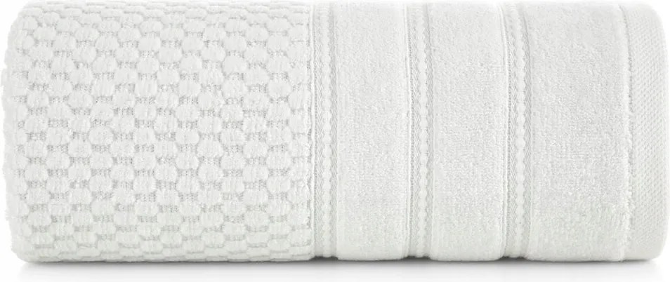 Adore pamut törölköző 70x140 Eurofirany fehér, rizsmintás