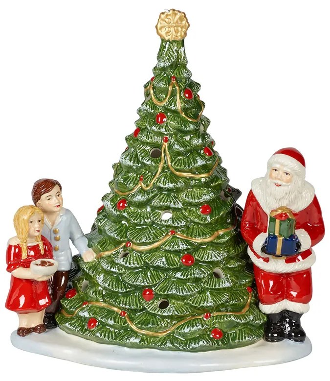 Christmas Toys karácsonyi dekoráció, Mikulás a fa mellett - Villeroy & Boch