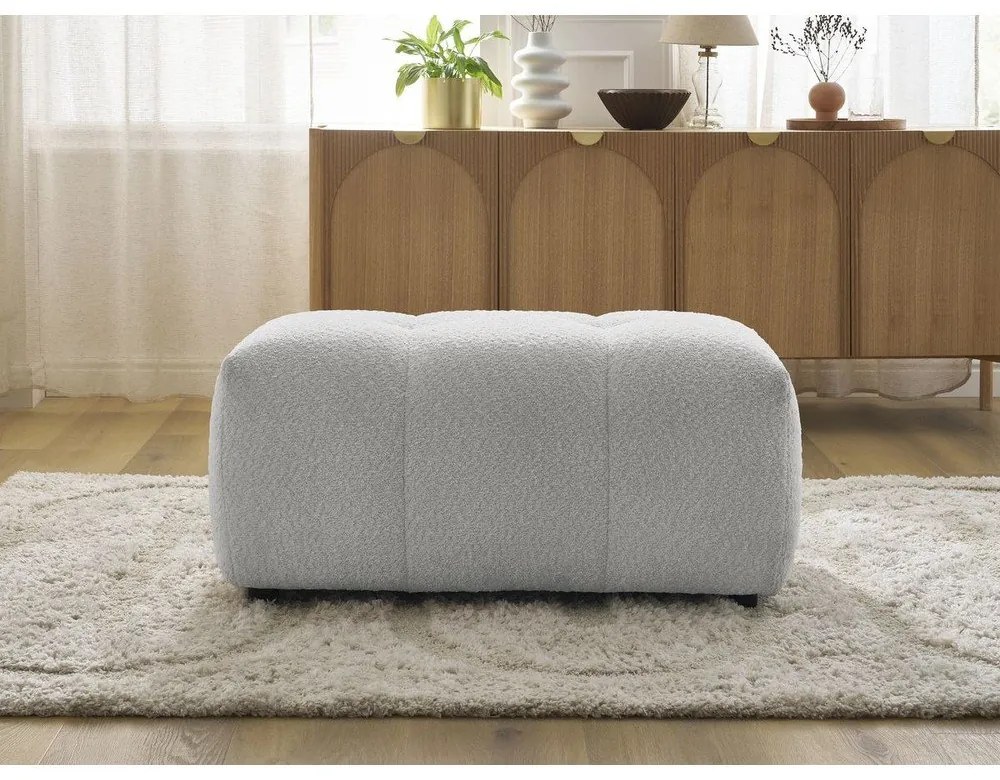 Világosszürke buklé lábtartó Roxelane – Bobochic Paris