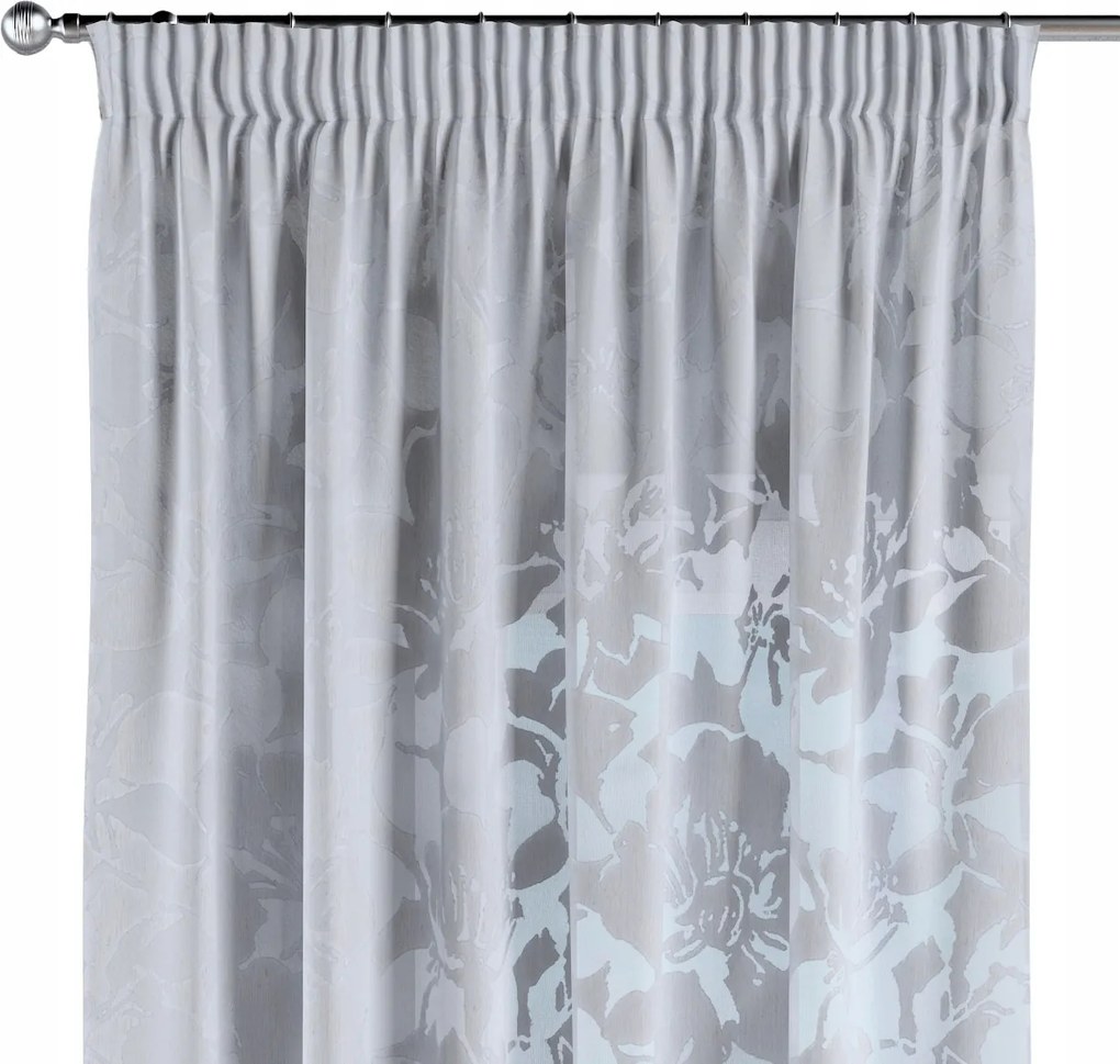 Függöny ráncoló szalaggal 1 db 130x245cm fehér