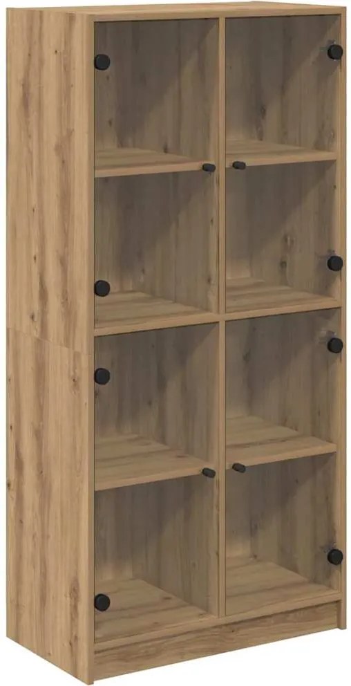 vidaXL Magasfiú Artisan tölgy 68 x 37 x 142 cm Faanyag