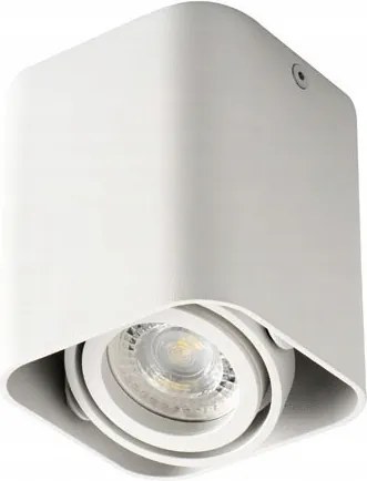 Mennyezeti lámpatest Falra szerelhető Mozgatható Spot kocka Toleo Négyzet alakú Fehér Kanlux