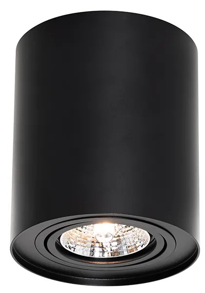 4 darabos modern fekete állítható AR70 mennyezeti spotlámpa szett - Rondoo Up