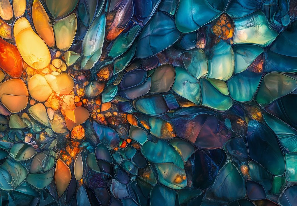 Fotótapéta - Üvegmozaik (147x102 cm)