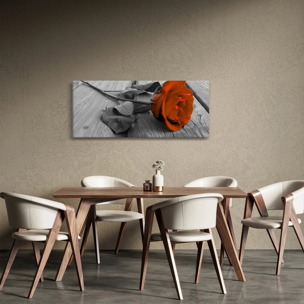 Kép - Narancs Rózsa (120x50 cm)