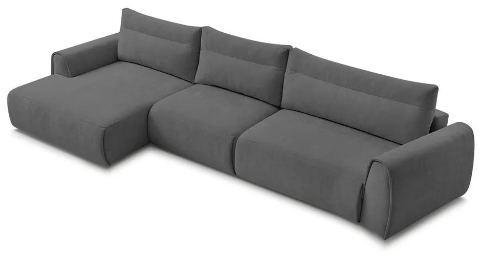 Szürke sarokkanapé Aden – Bobochic Paris