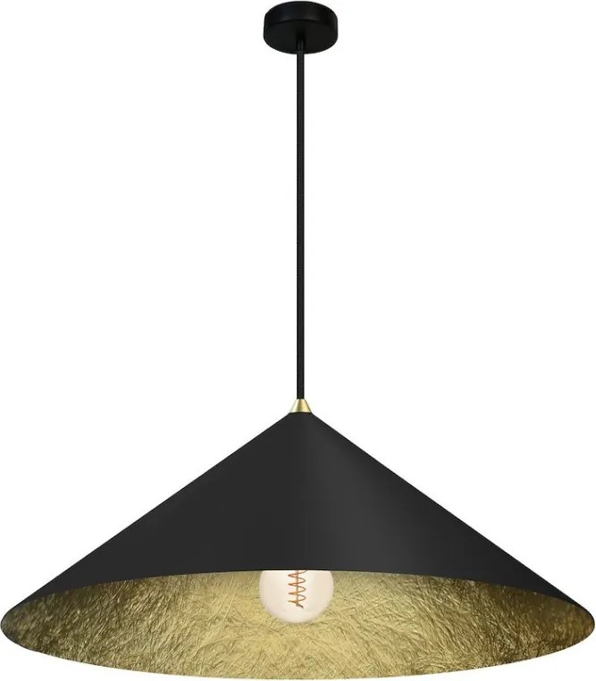 MILAGRO MLP0645 FUJI Modern Függesztett Lámpa Fekete, Arany E27 IP20