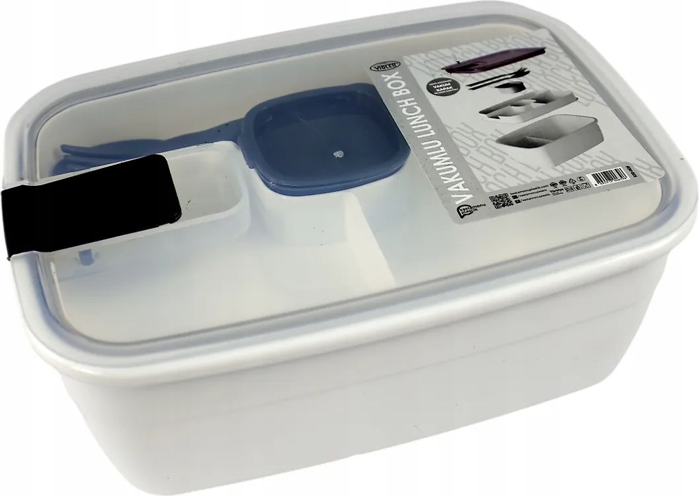 Uzsonnás doboz Bento Box Uzsonnás doboz rekesszel Bpa mentes evőeszközök