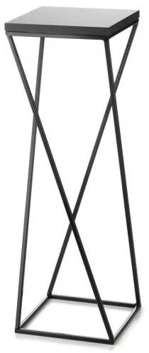 LOFT virágtartó állvány 70x24 cm fekete