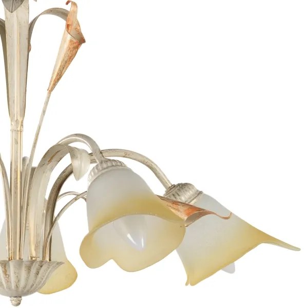 ONLI - Csillár láncon LUCREZIA 5xE14/6W/230V krém