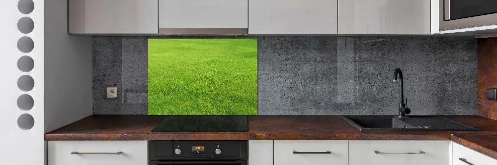 Konyhai dekorpanel Zöld fű pksh-141153462