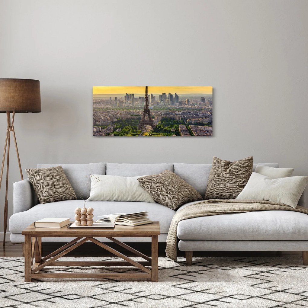Kép - Párizsi panoráma (120x50 cm)