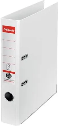 Iratrendező, 50 mm, A4, környezetbarát, élvédő sínnel, ESSELTE No.1, fehér (E627577)
