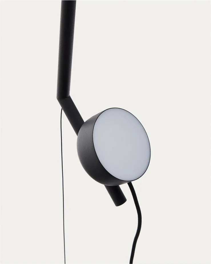 Fekete LED dimmelhető állólámpa (magasság 339 cm) Orey – Kave Home