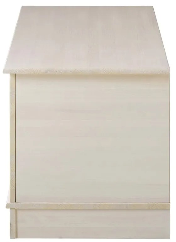 Fehér borovi fenyő tárolóláda 80x45 cm Anita – Støraa