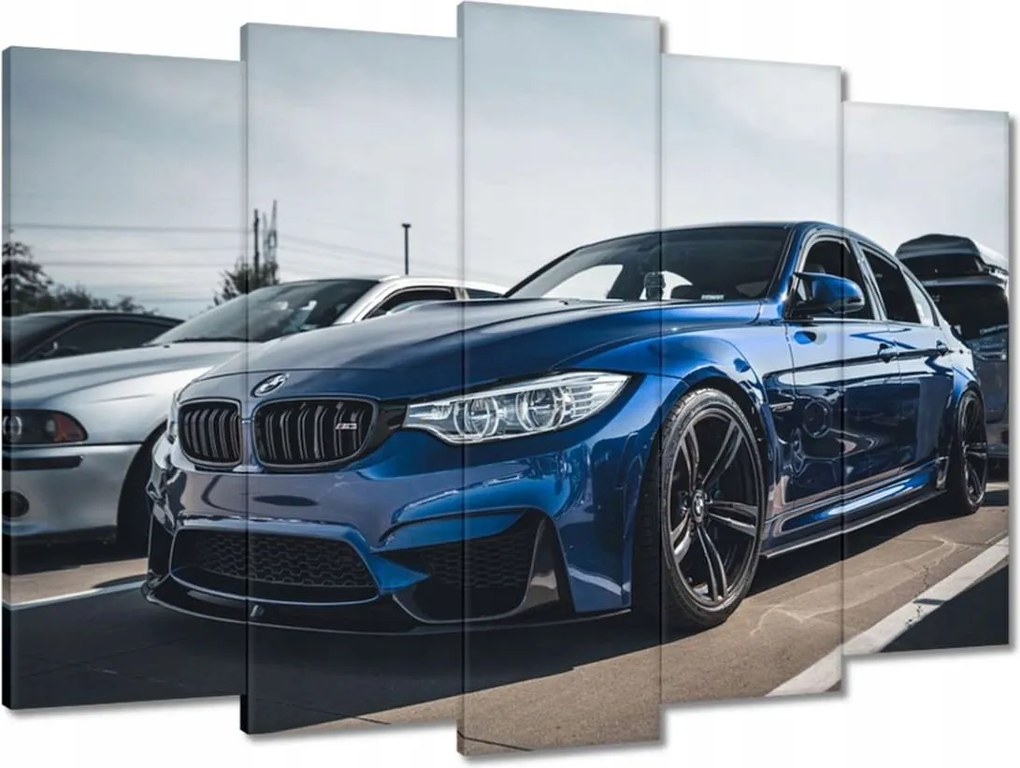 Vászonkép 70x50 Kék Bmw M3 Auto