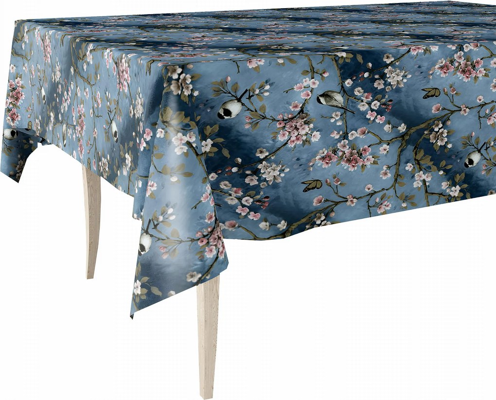 Cerata Vastag Abrosz Kék Cerata Virágok Madarak 140x280