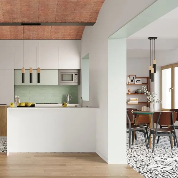 Sollux SL.0635 - Mennyezeti lámpa PABLO 1xGU10/40W/230V fekete