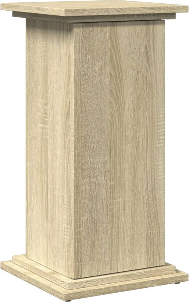 vidaXL sonoma tölgy szerelt fa bemutatóállvány tárolóval 31x30x60 cm