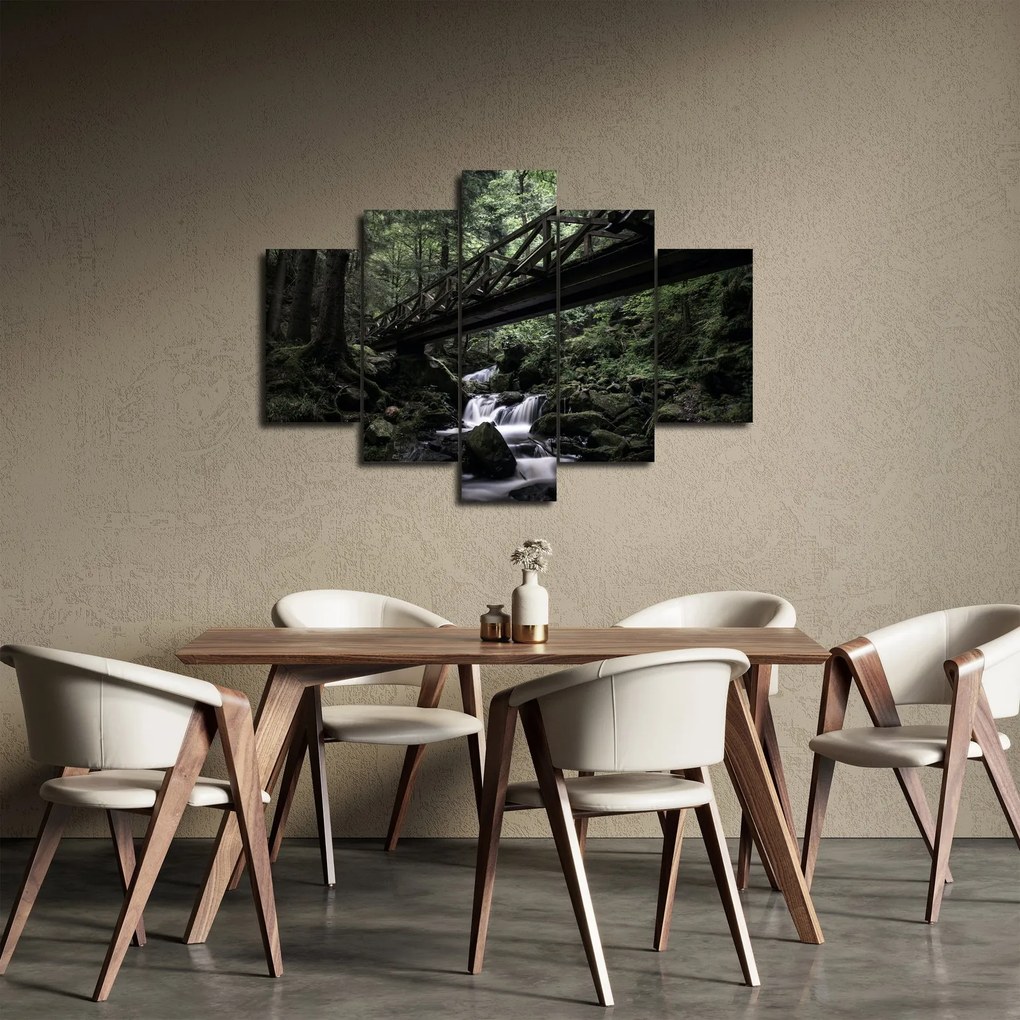 Fekete erdő képe (150x105 cm)
