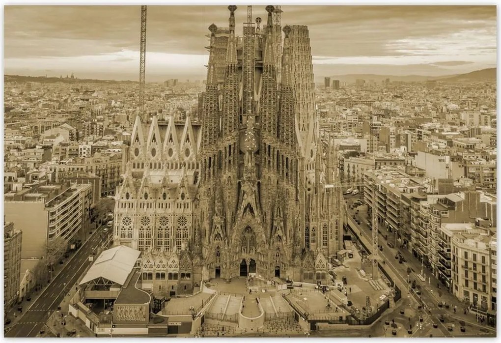 Poszterek 200x135 Napsütéses nap Barcelona