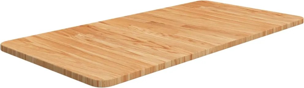 vidaXL világosbarna kezelt tömör fa fürdőszobai pult 80x40x1,5 cm