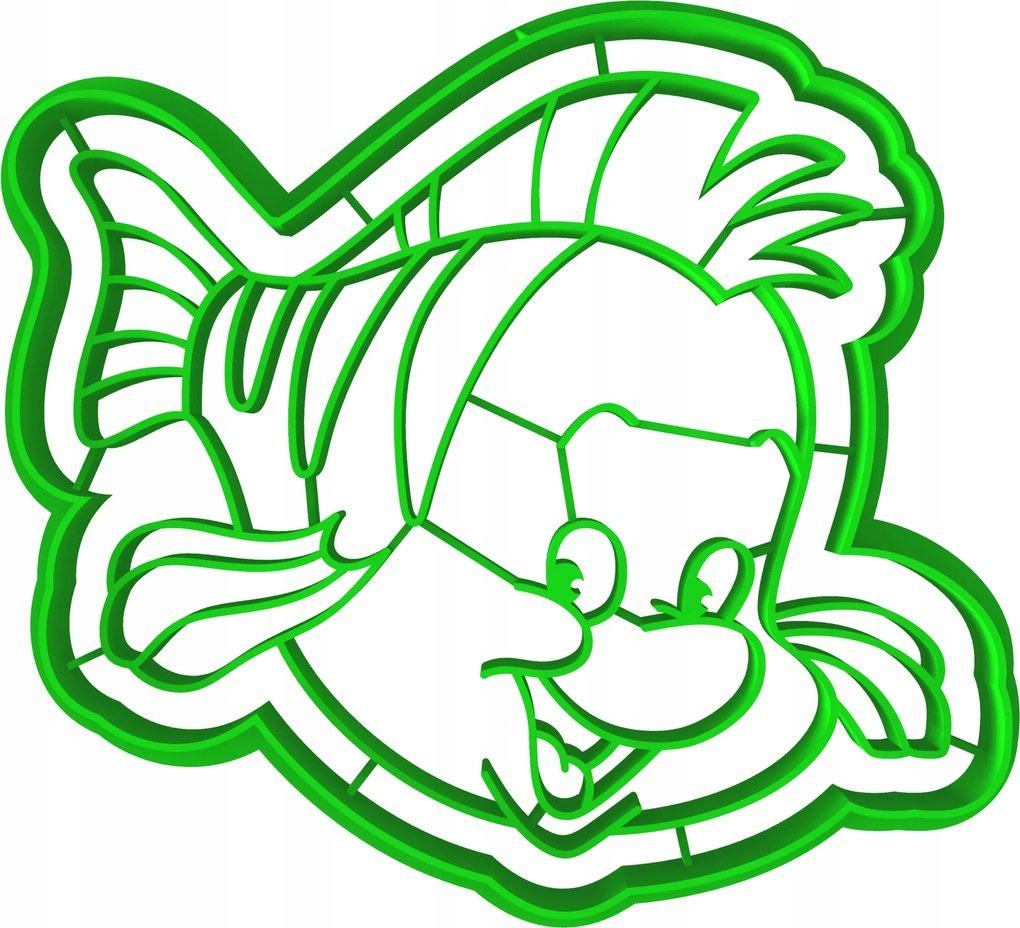 Forma Lyukasztó Sütemény- és Mézeskalácsvágó Ariel Florek 1 12cm