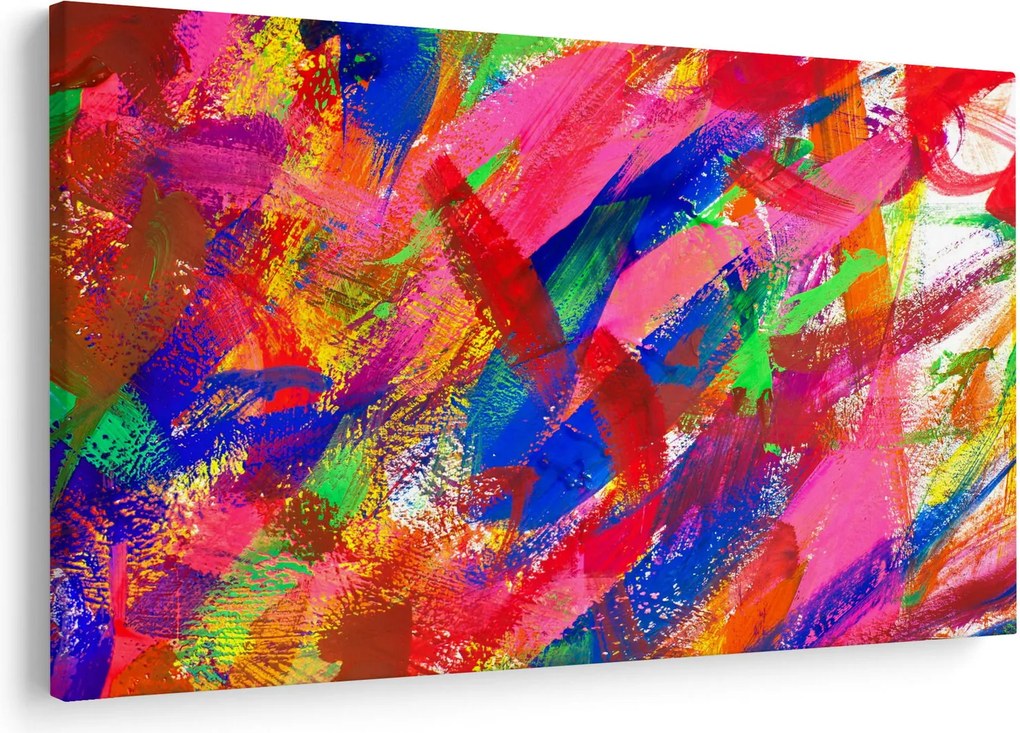Kép - Színes absztrakció (90x60 cm)