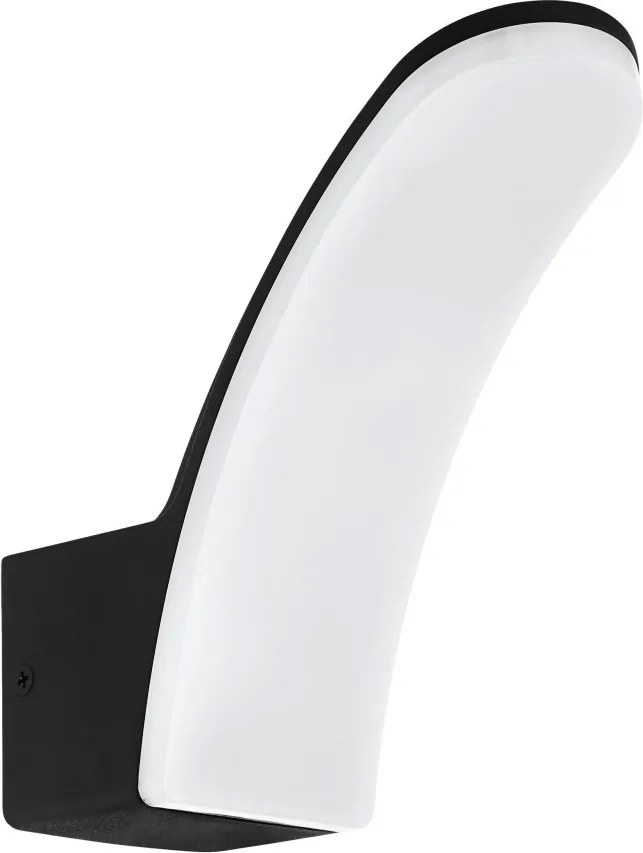 EGLO 98148 FIUMICINO Modern Kültéri Fali Lámpa Fehér, Fekete LED IP44