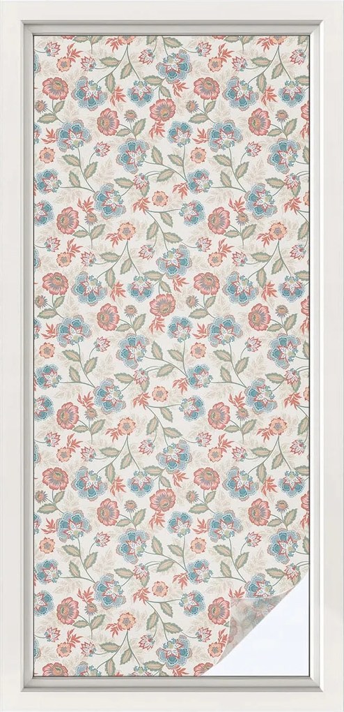 Tejfólia Ablaküveg Védelem és Adatvédelem Virágmintás 50x116 cm