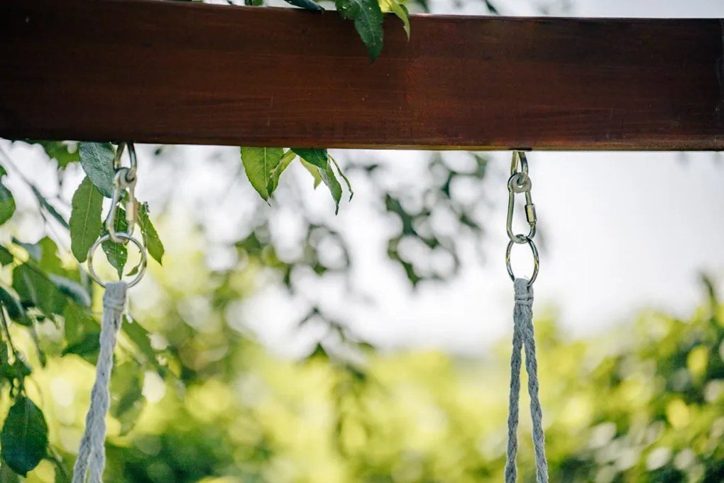 Szürke KOLUMBIA függőfotel állvánnyal