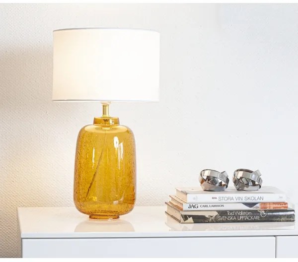 Cottex 8000110-5503 - BLAKE asztali lámpa 1xE27/8W/230V barna