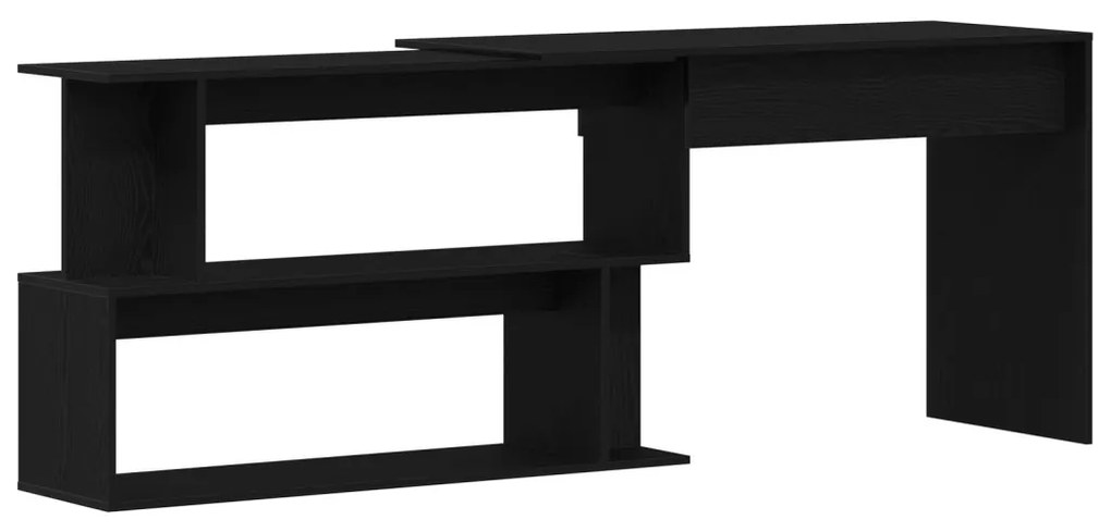 Asztal Fekete Tölgy 200x50x76 cm Mérnöki Fa