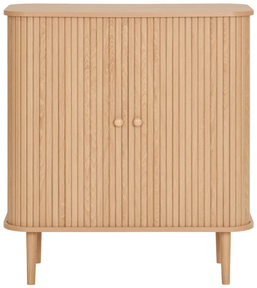 Nikko szekrény, 2 ajtó, natúr, 80x40x87 cm