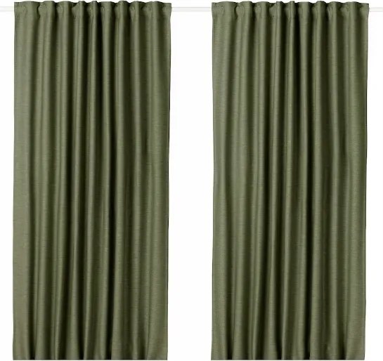Ikea Vilborg Árnyékoló függöny,zöld,145x300cm