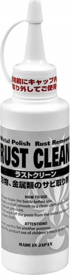 Kanetsune Rust Clean Japán Prémium Olaj Rozsda Eltávolítására a késekről 140g